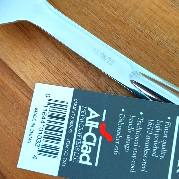 All-Clad 🔥NWT🔥 serving fork for dinner - stainless steel dishwasher safe 🔥 - Picture 9 of 10